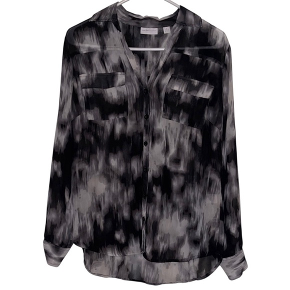 🌹New York & Company Black and White Women's Top - Picture 1 of 6